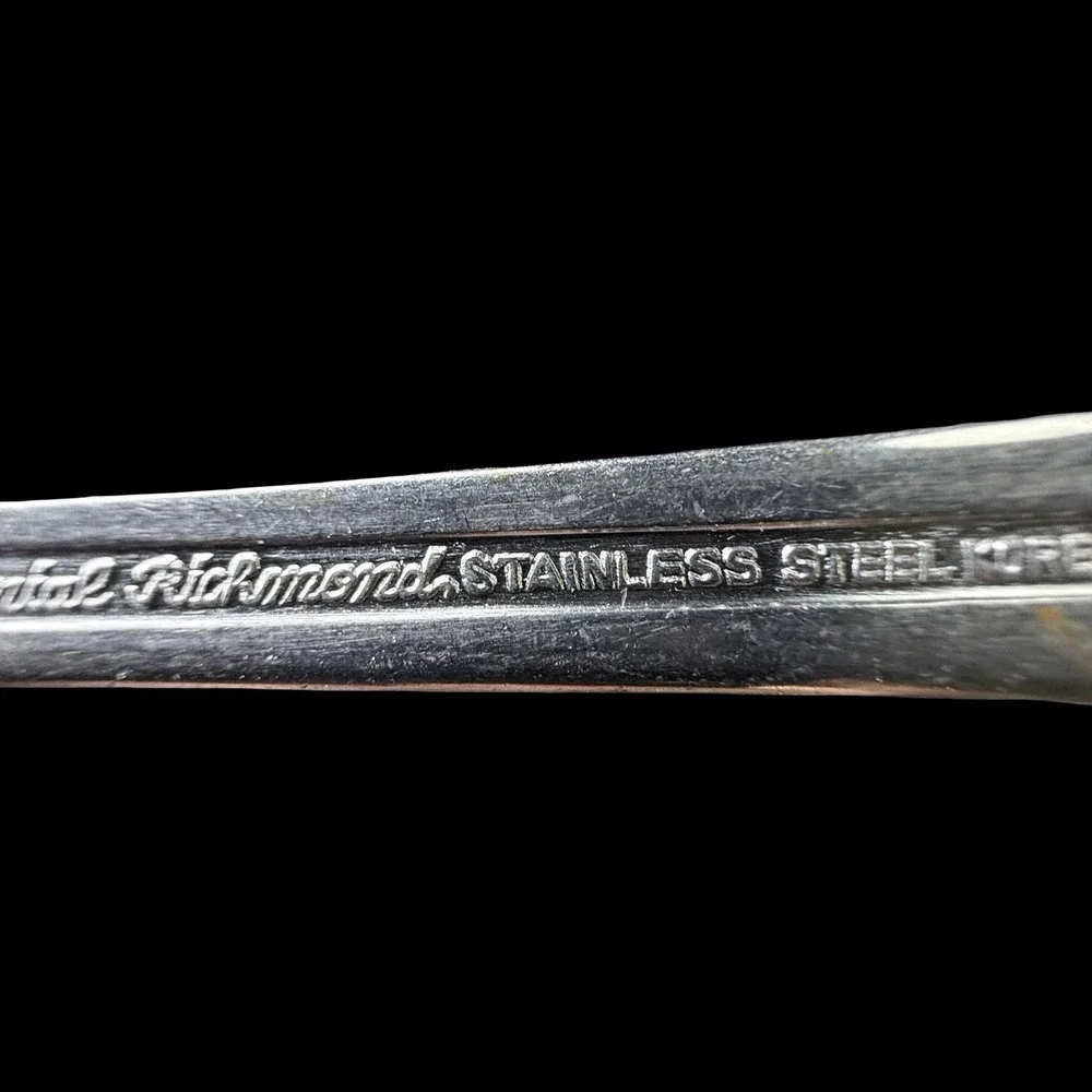 EKCO ETERNA Colonial Richmond 3 Prong Stainless Steel Dinner Forks Lot Of 8